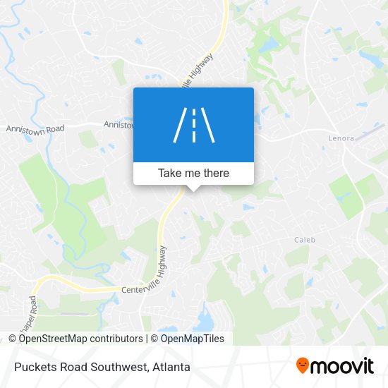 Mapa de Puckets Road Southwest