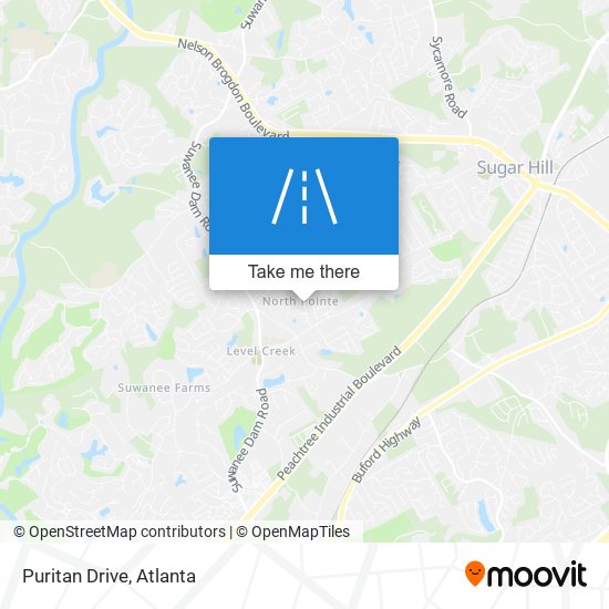 Puritan Drive map