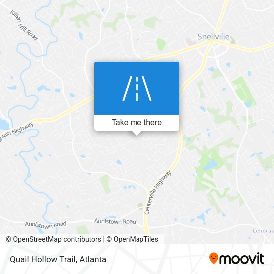 Mapa de Quail Hollow Trail