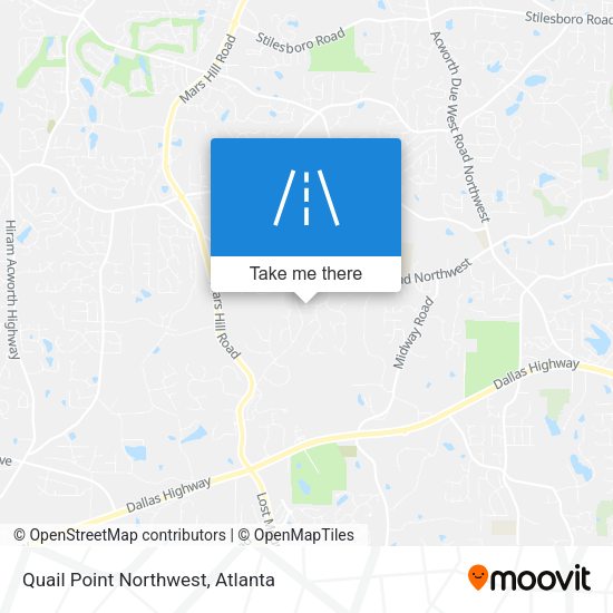 Quail Point Northwest map