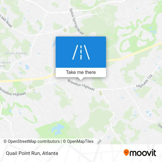 Quail Point Run map
