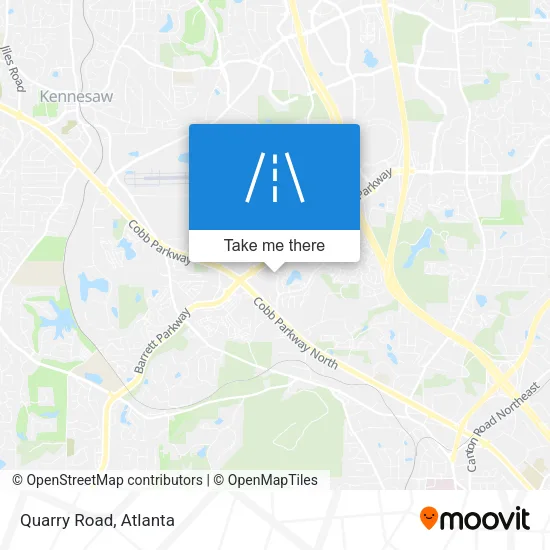 Quarry Road map