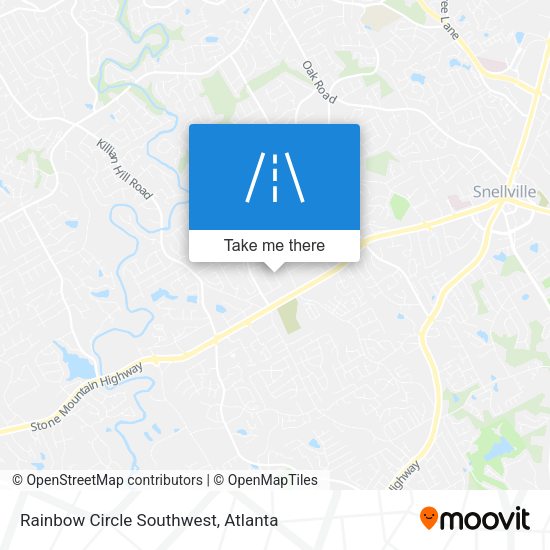 Mapa de Rainbow Circle Southwest