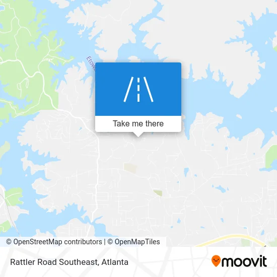 Rattler Road Southeast map
