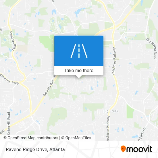Ravens Ridge Drive map