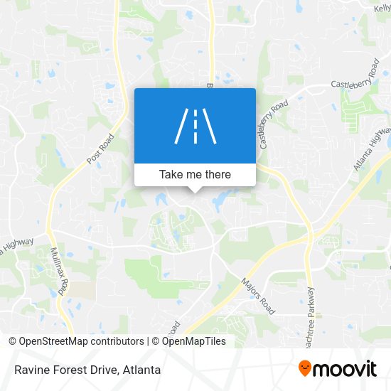 Mapa de Ravine Forest Drive