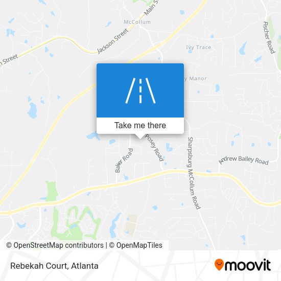 Mapa de Rebekah Court