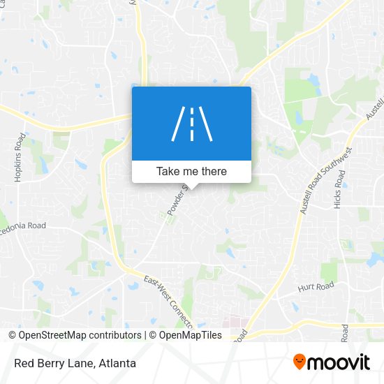 Mapa de Red Berry Lane