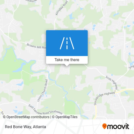 Mapa de Red Bone Way