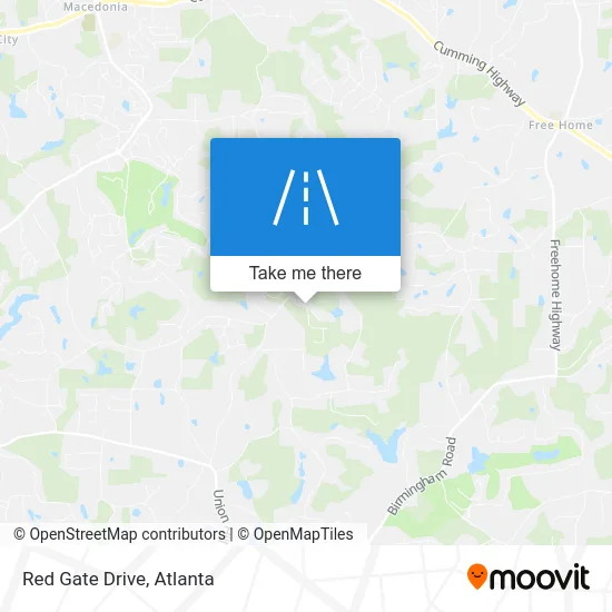 Red Gate Drive map