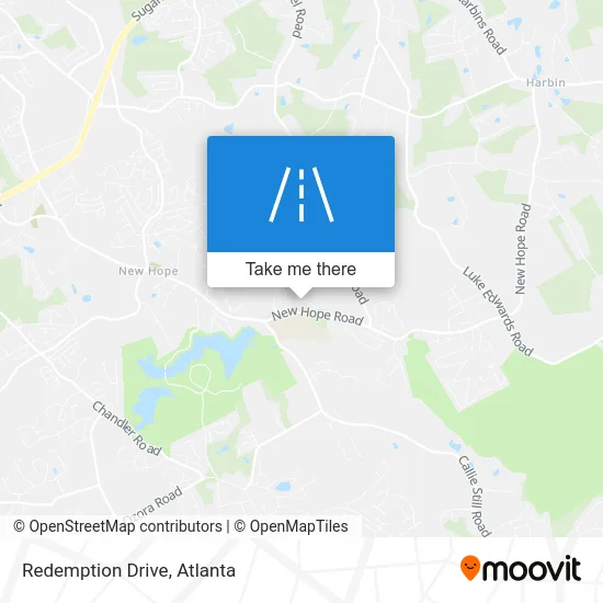 Redemption Drive map