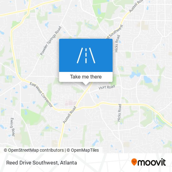 Reed Drive Southwest map