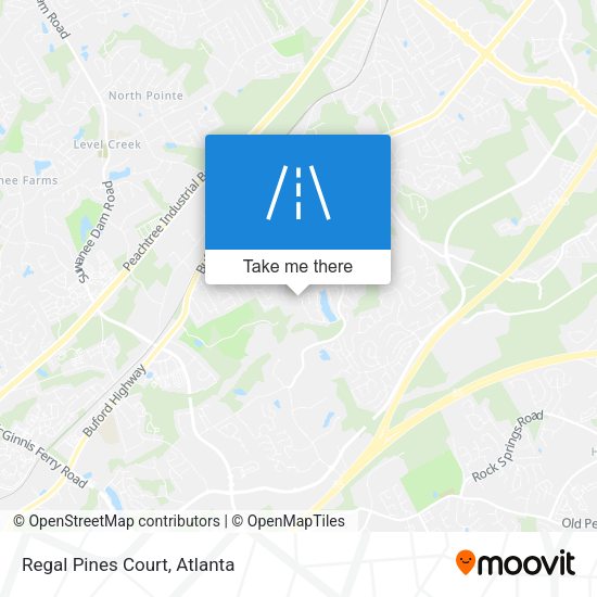 Mapa de Regal Pines Court