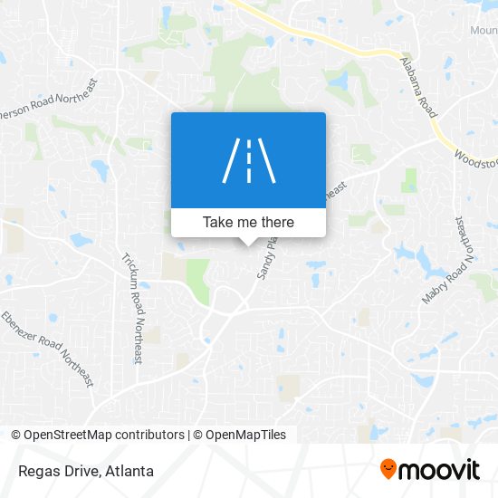 Regas Drive map