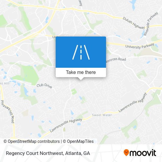 Regency Court Northwest map