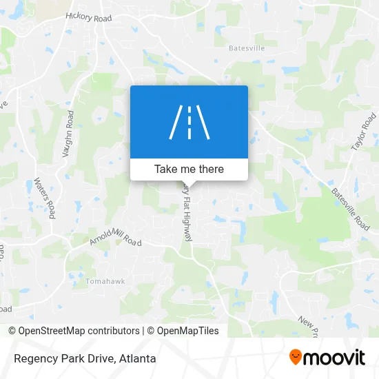Regency Park Drive map