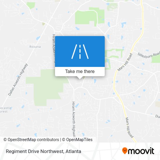 Mapa de Regiment Drive Northwest