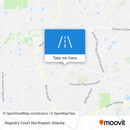 Registry Court Northwest map