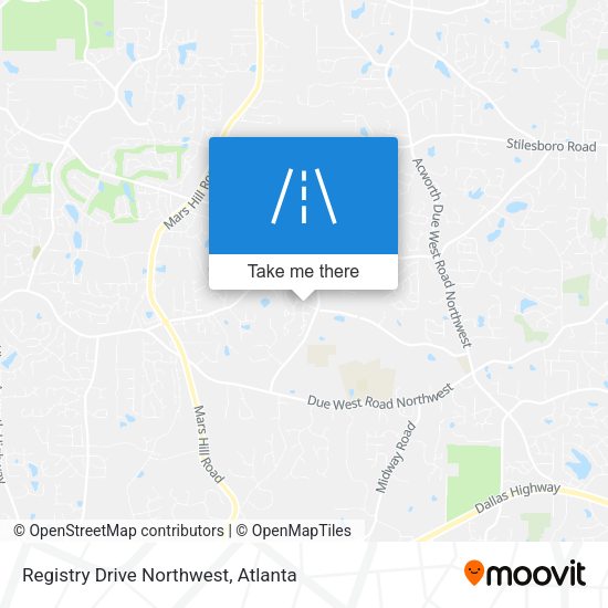 Mapa de Registry Drive Northwest