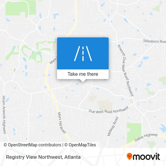 Registry View Northwest map