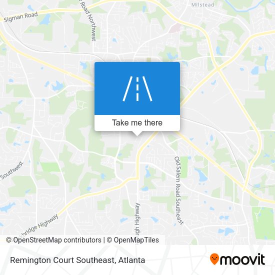 Remington Court Southeast map