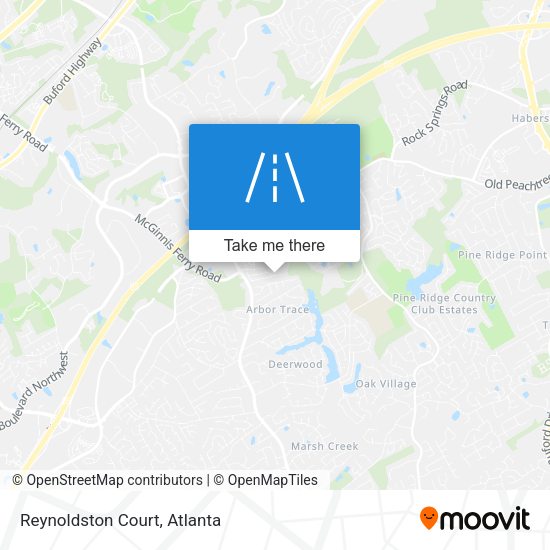 Mapa de Reynoldston Court
