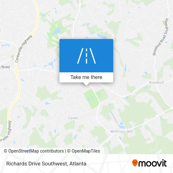 Mapa de Richards Drive Southwest