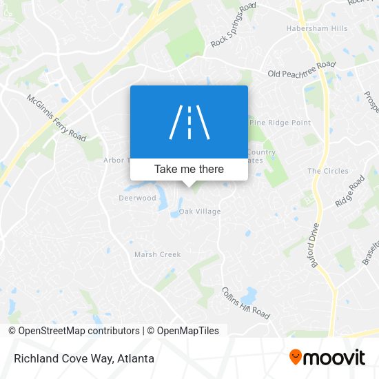 Mapa de Richland Cove Way