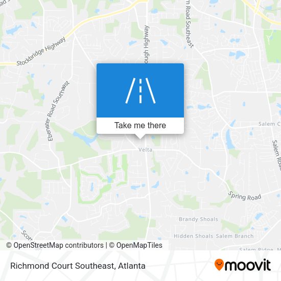 Richmond Court Southeast map