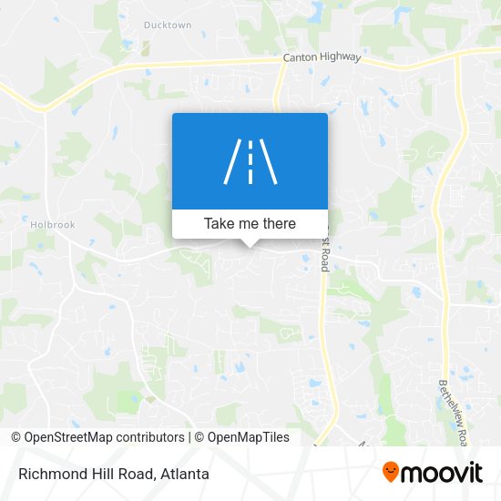 Mapa de Richmond Hill Road