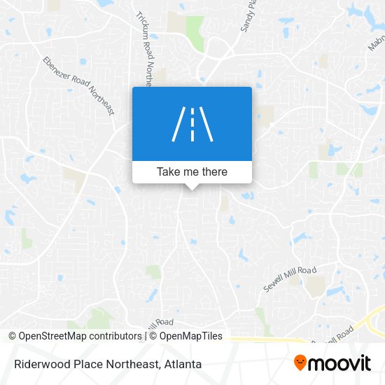 Mapa de Riderwood Place Northeast
