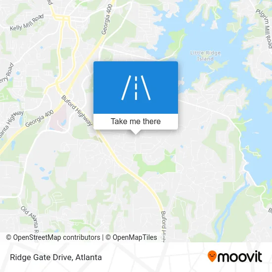 Ridge Gate Drive map