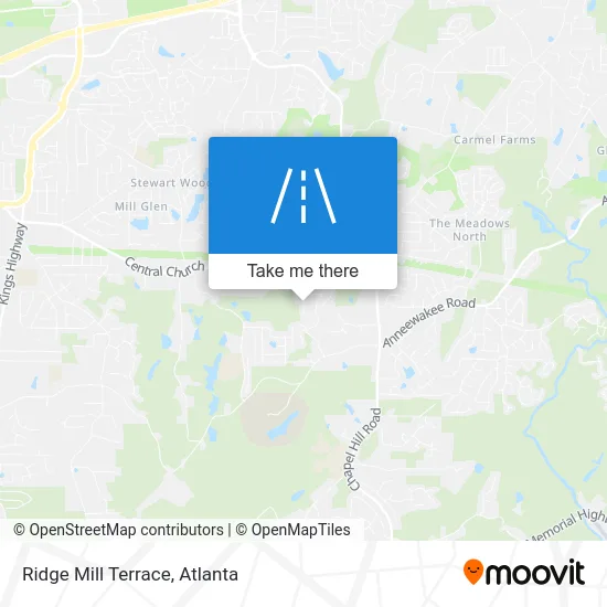 Ridge Mill Terrace map