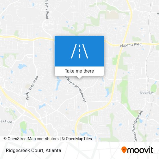 Ridgecreek Court map