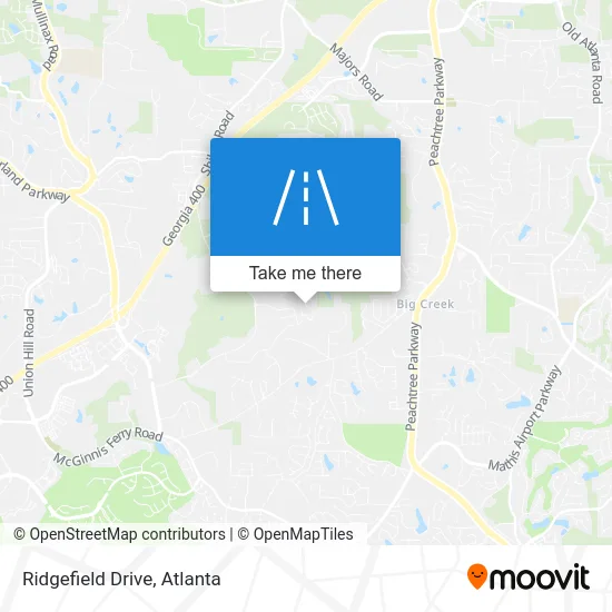 Ridgefield Drive map