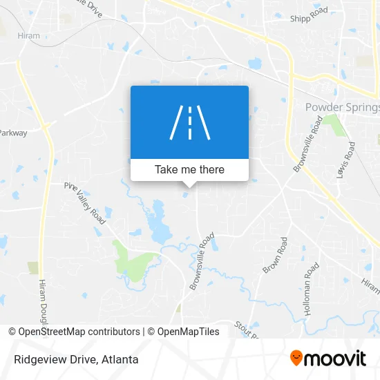 Ridgeview Drive map