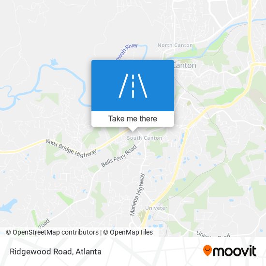 Mapa de Ridgewood Road