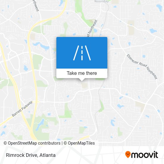 Mapa de Rimrock Drive