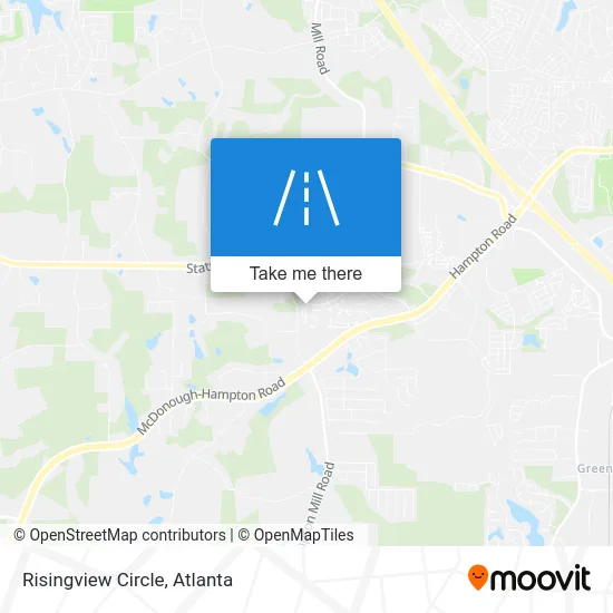 Risingview Circle map