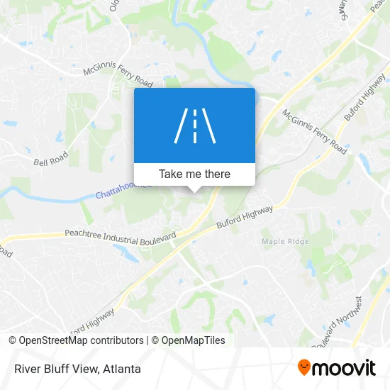 River Bluff View map