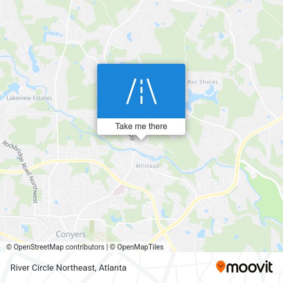 River Circle Northeast map