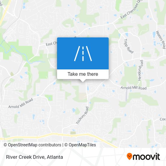 Mapa de River Creek Drive