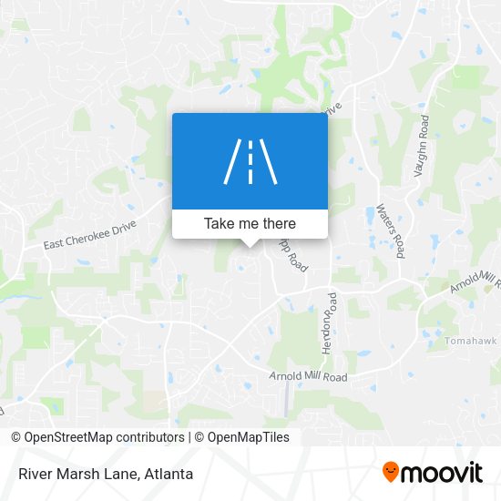 River Marsh Lane map