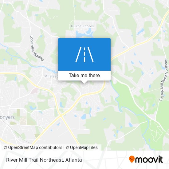 Mapa de River Mill Trail Northeast