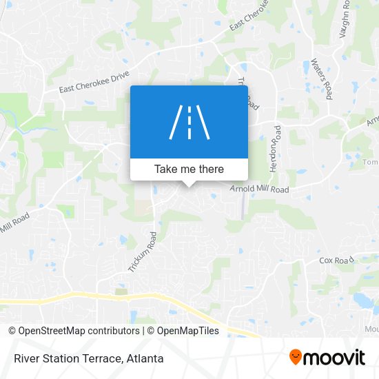 River Station Terrace map