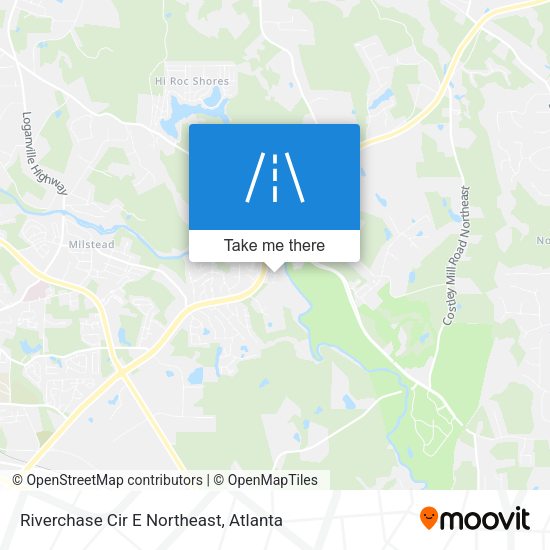 Riverchase Cir E Northeast map