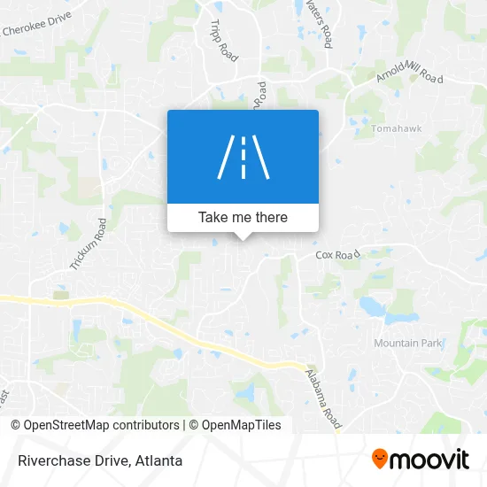 Riverchase Drive map