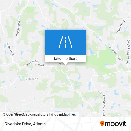 Riverlake Drive map