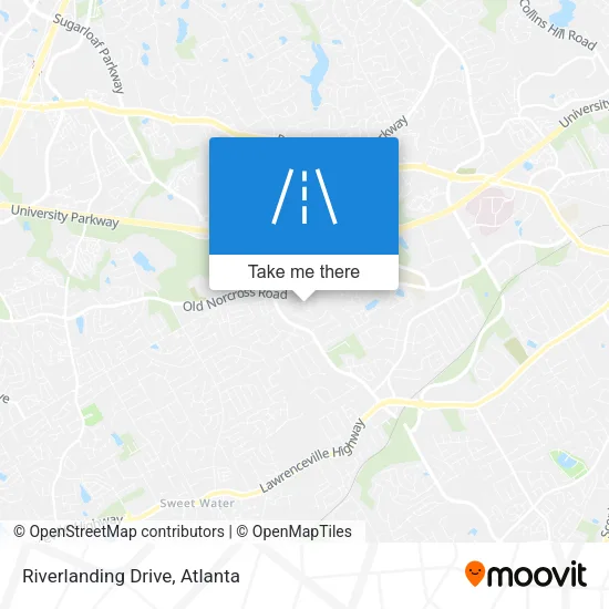 Riverlanding Drive map
