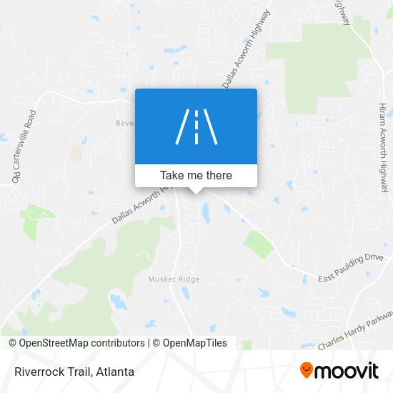 Mapa de Riverrock Trail